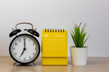 Tear-off calendar for December 2021. Desktop calendar for planning, assigning, organizing, and managing each date.
