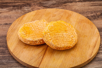 Raw chicken cutlet for roast