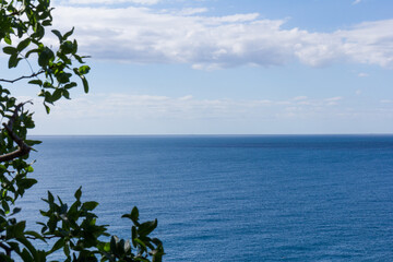 Mountain sea bay panorama. Sea bay in mountains. Mountain sea bay view. Sea bay landscape