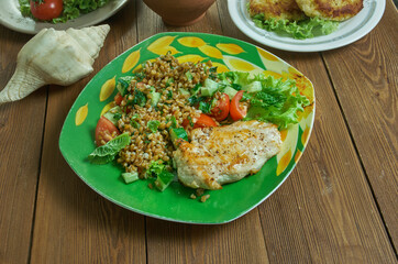 Cajun Grilled Chicken with Spelt