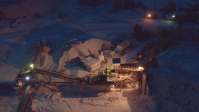 Open cast mine