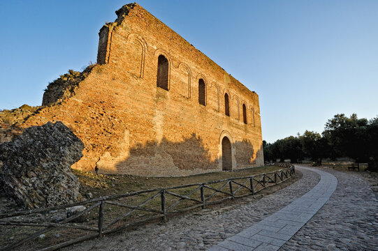 Church of Santa Maria della Roccella, Scolacium, Roccelletta of Borgia, the district of Catanzaro, Calabria, Italy, Europe