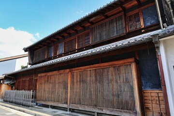 岐阜県岐阜市川原町　古い町並み