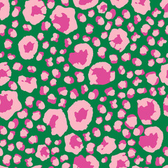 Modern Fabric Texture, Wild Fur Repeat Pattern. Elegant Cheetah Jungle Seamless