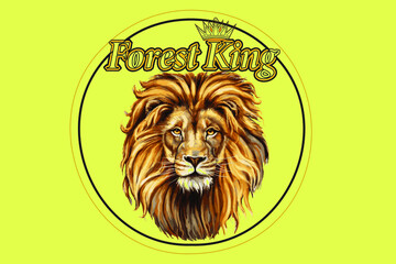 Lion t shirt vector design