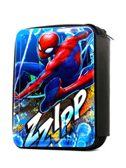 Naklejka premium Spider-Man. Spider man. Toy. The Amazing Spider-Man. Comic. Movies. Peter parker. Superheroe. Super heroe. School pencil case for children. School supplies.