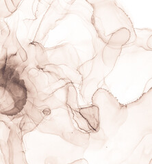 Naklejka premium Grey Gold Textured Background. Ink Liquid Grunge