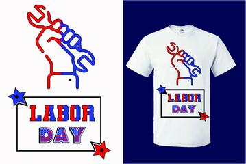 Labor day t shirt design