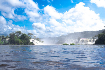 Cachoeira de Santo Ant&ocirc;nio em Laranjal do Jari, no Estado do Amap&aacute; na Amaz&ocirc;nia.
