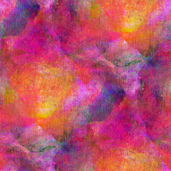 Abstract seamless pattern with acrylic painting