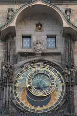 Prague Old Town Square, Astronomical Clock, Prague, Czech Republic, Bohemia, Central Bohemia Region, Europe