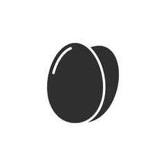 Eggs Icon vector. Simple flat symbol.Vector illustration isolated on white background.
