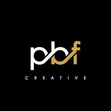 PBF Letter Initial Logo Design Template Vector Illustration