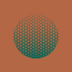 Circle Halftone Green