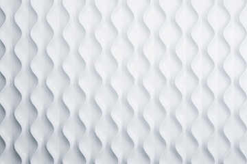 Abstract light texture wallpaper with white volumetric pattern as wavy lines