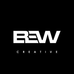 BEW Letter Initial Logo Design Template Vector Illustration