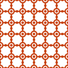 Abstract Seamless Pattern Brown Doodle Geometric Figures Background Vector