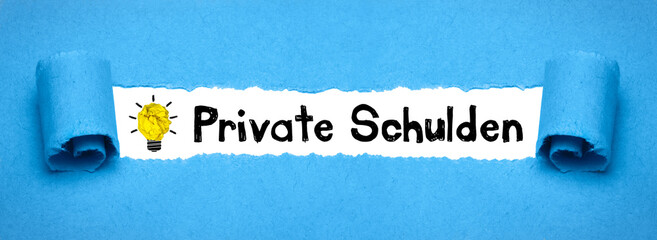 Private Schulden
