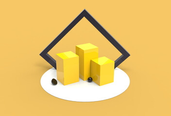 product showcase abstract background
