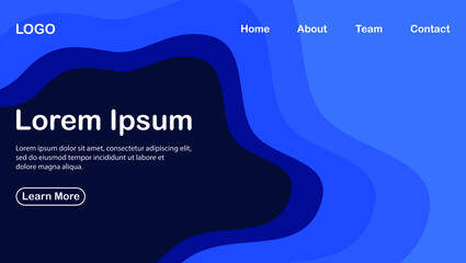 new background with water concept and blue sea gradient premium vektor 