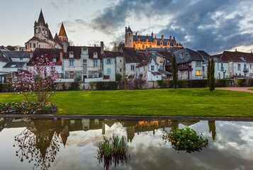 Obraz premium The Royal City of Loches (France).