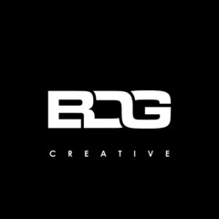 BDG Letter Initial Logo Design Template Vector Illustration