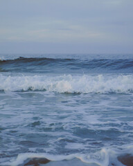 waves on the beach