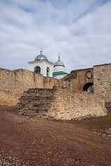 Fototapeta na wymiar The Ancient fortress of Izborsk. The City Of Izborsk. Russia. 