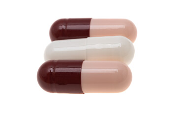 medicine in capsules isolated