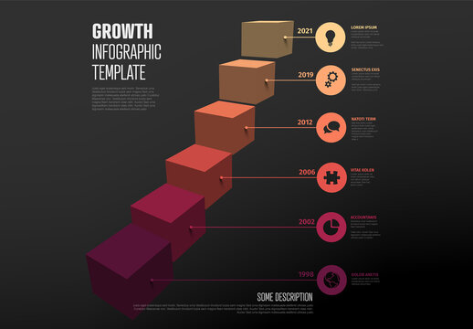 Infographic Layout with Droplet Pointers