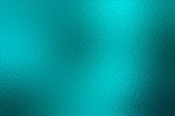 Teal texture foil. Turquoise metallic effect. Emerald shine background. Blue green color surface. Backdrop metal plate texture. Metallic pattern foil for design, cards, banners, covers, prints. Vector