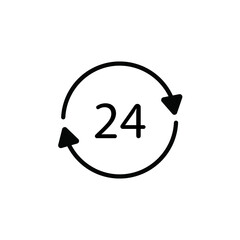 24 hour icon