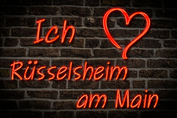 Obraz premium Rüsselsheim am Main