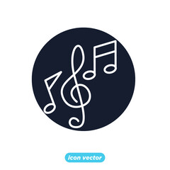 music or singing icon. hobby music singing symbol template for graphic and web design collection logo vector illustration