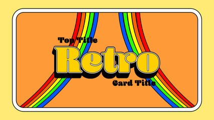 Retro Card Title
