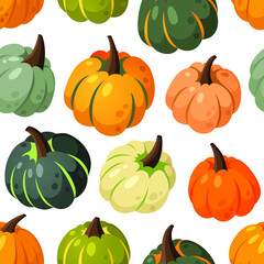 Cartoon Pumpkin Spice Season Image. Hand drawn stylish vegetable. Vector drawing fresh organic food. Summer illustration vegan ingrediens for smoothies or Pie