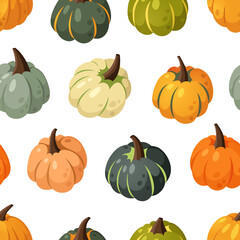 Cartoon Pumpkin Spice Season Image. Hand drawn stylish vegetable. Vector drawing fresh organic food. Summer illustration vegan ingrediens for smoothies or Pie
