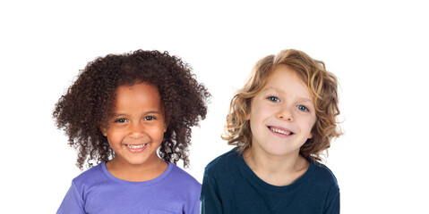 Beautiful children with a big smile