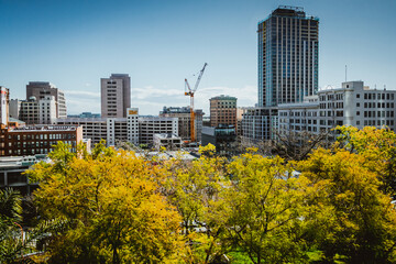 Obraz premium downtown city skyline