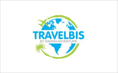 Illustration vector graphic of summer travel icon vector logo template