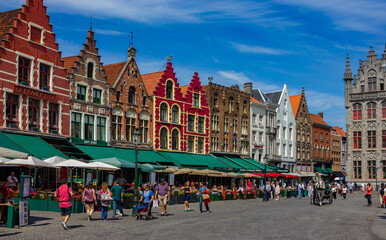 Naklejka premium Markt - Market Square Bruges