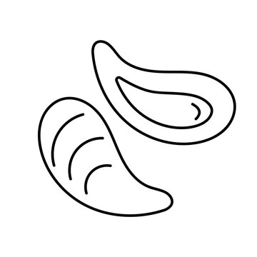 French mussels icon.
