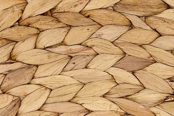 close-up wicker weave texture background