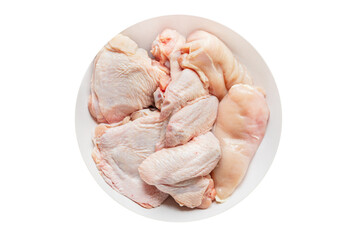 chicken wings poultry raw meat parts healthy meal top view copy space for text food background rustic 
