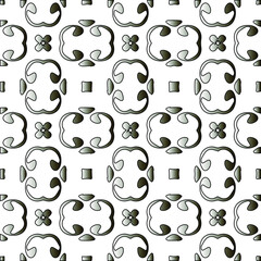 Pattern with a black-and-white gradient . Abstract metallic background. 