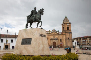 Plaza Bolívar Tunja - obrazy, fototapety, plakaty