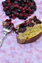 gâteau aux fruits rouges
