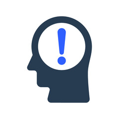 Mind alert icon