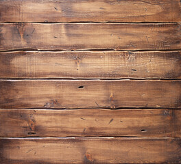 Wooden table top background or wall texture.  Brown wood board tabletop