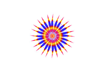 colorful symbol isolated on white background, Colorful logo, icon design
